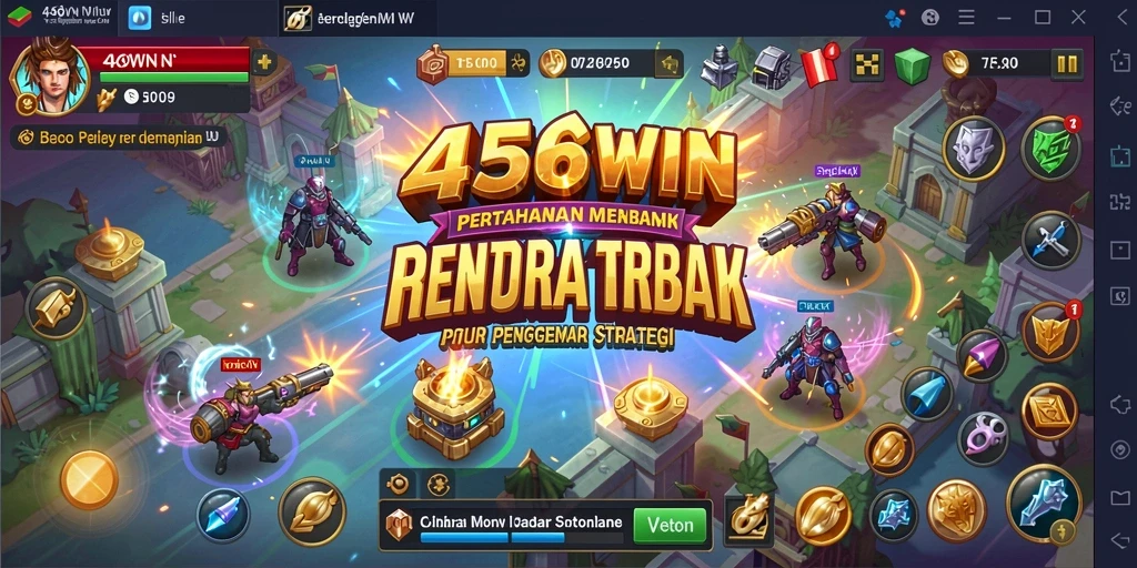 Tangkap momen seru dalam gameplay Tower Defense 456WIN.