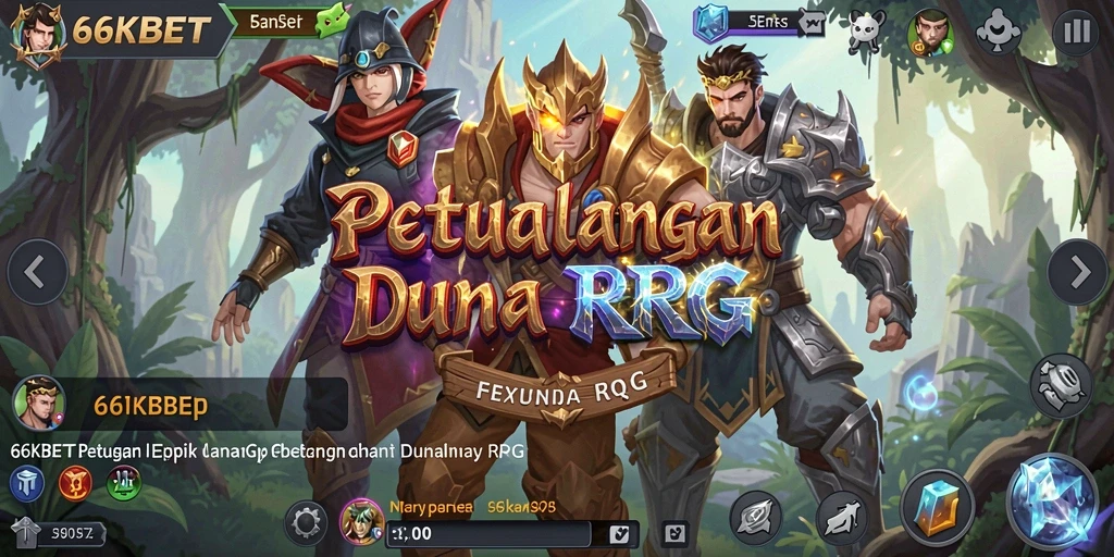 Tampilan gameplay RPG yang penuh aksi dan strategi.