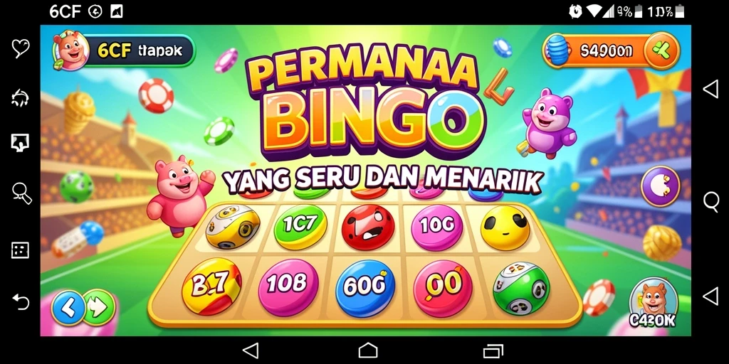 Tampilan gameplay Bingo yang seru dan interaktif.