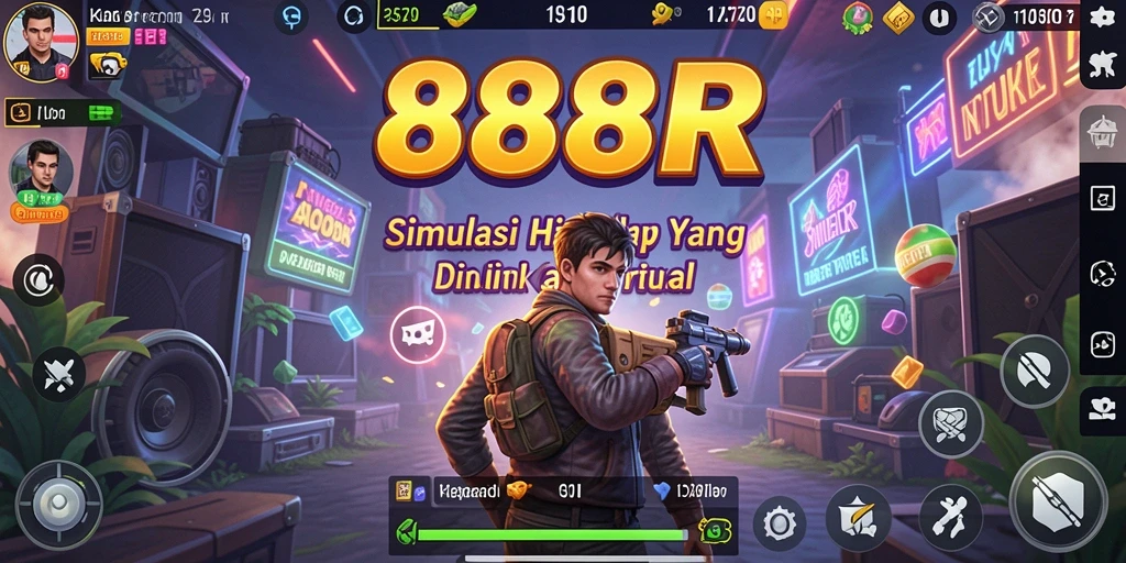 Tampilan screenshot gameplay 888R yang menarik dan interaktif.