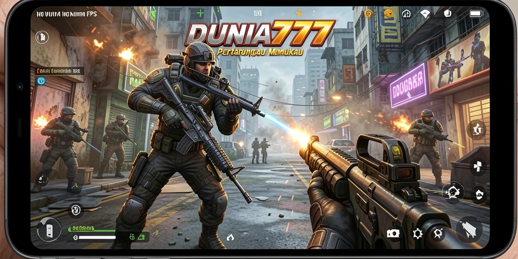 Tampilan dinamis dari gameplay DUNIA777 yang seru di kategori FPS.