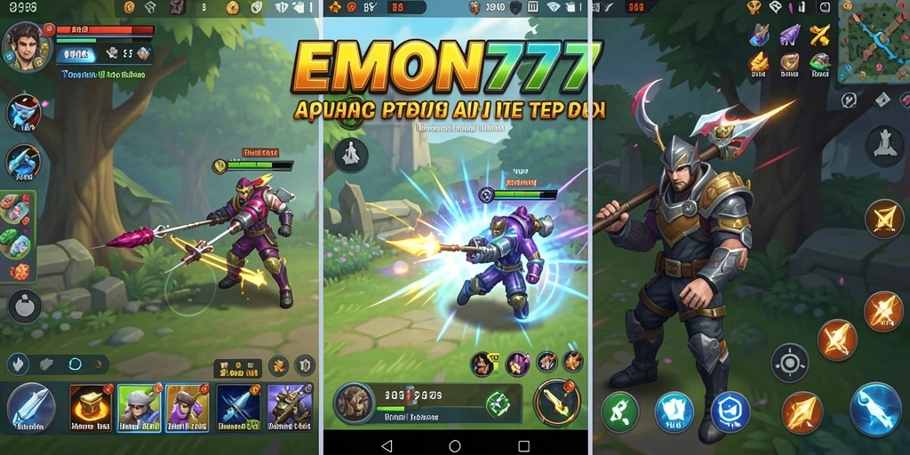 Tampilan antarmuka EMON777 yang modern dan intuitif.