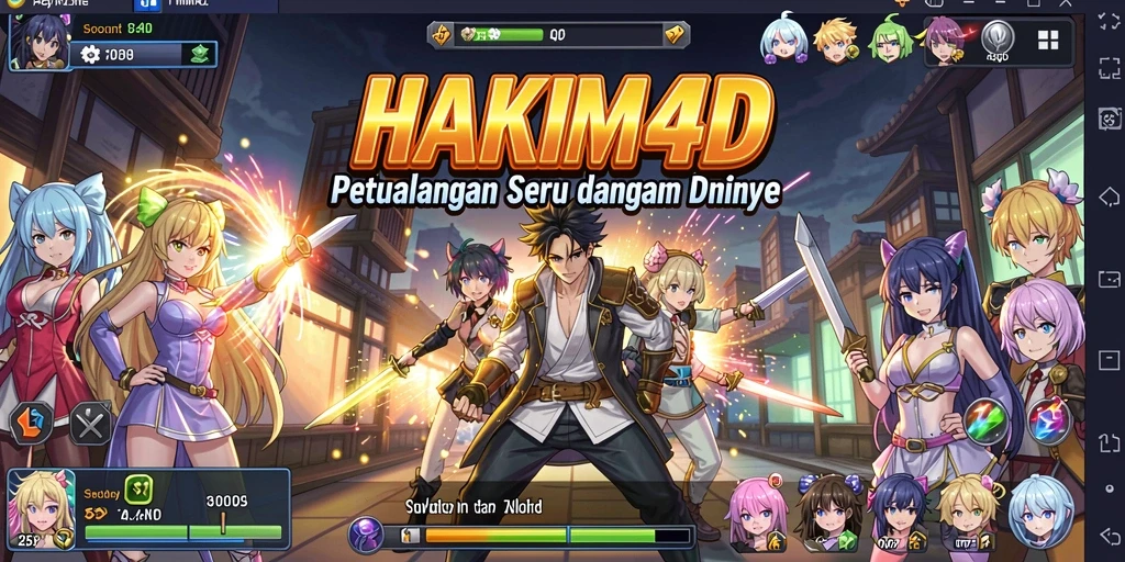 Gameplay HAKIM4D yang mengesankan dan penuh aksi dari karakter Anime.