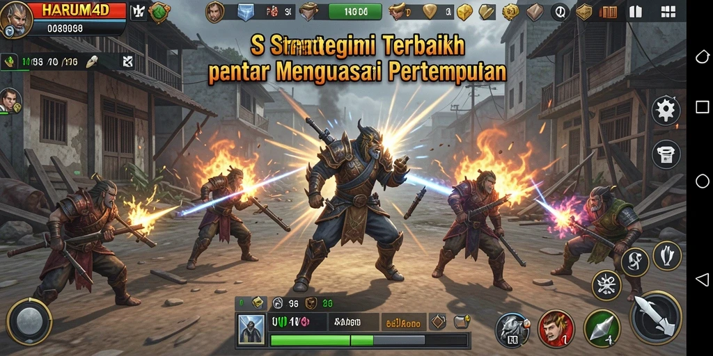 Tampilan gameplay <strong>HARUM4D</strong> yang menantang dan strategis.