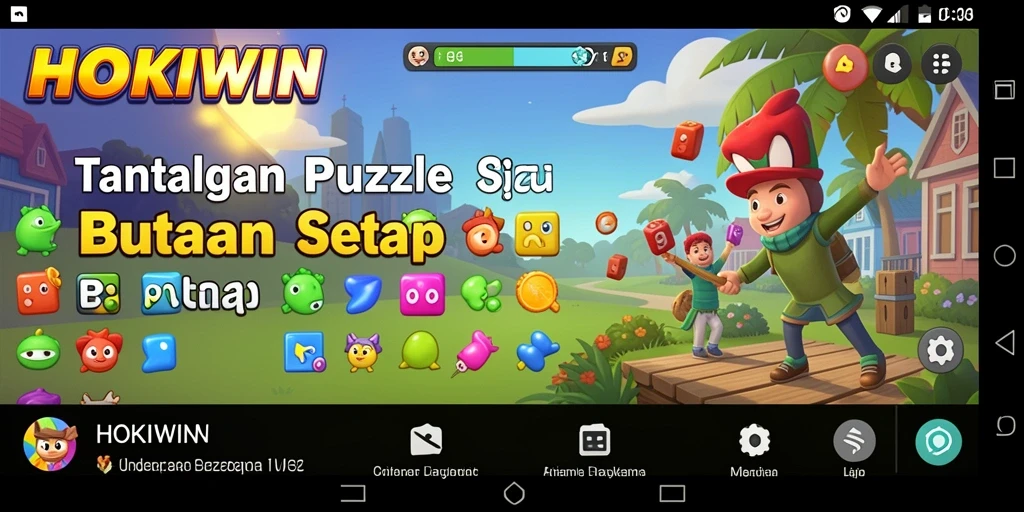 Tampilan gameplay utama HOKIWIN yang menantang dan seru.