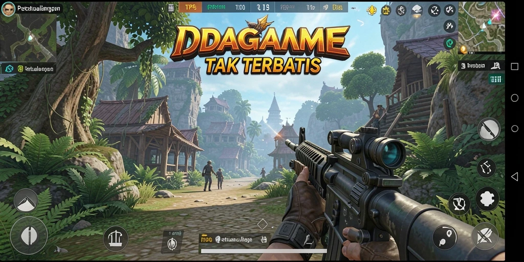 Tampilan gameplay IDAGAME yang seru dan mendebarkan.