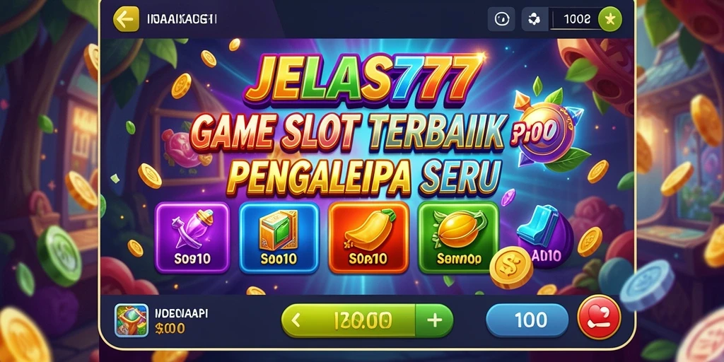 Screenshot gameplay JELAS777 yang menampilkan mesin slot yang menarik.