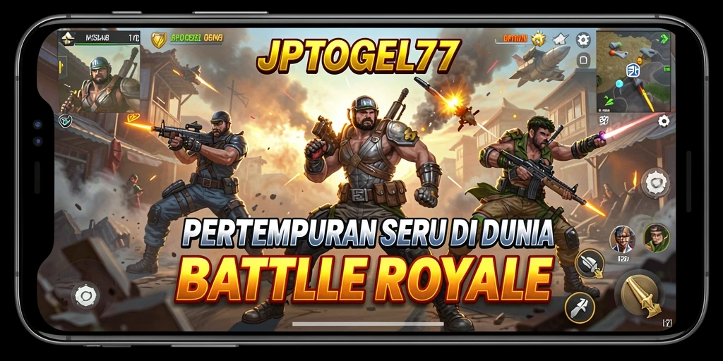 Gameplay intens dan mendebarkan di dunia Battle Royale.