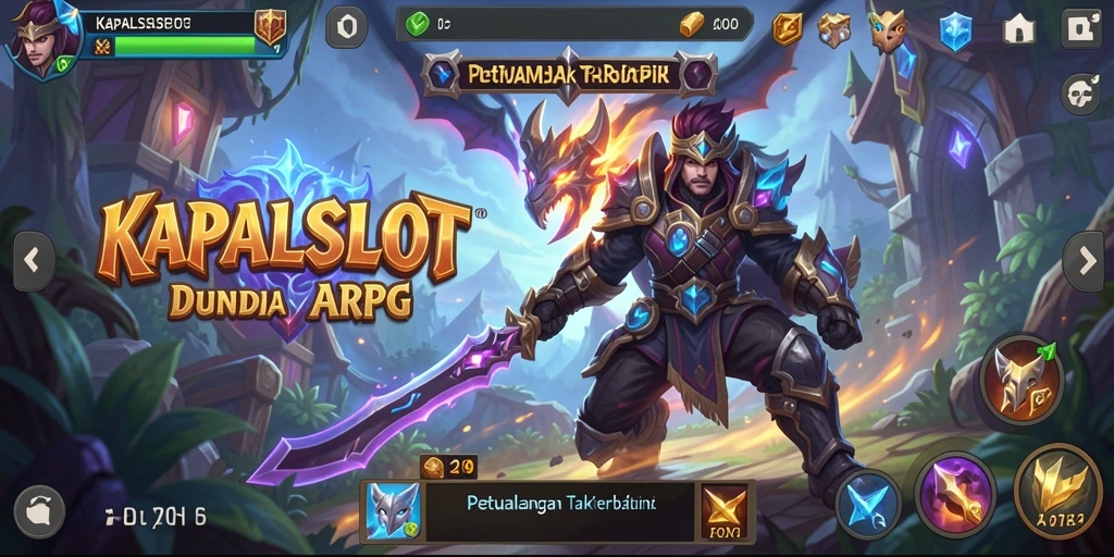 Tangkapan layar gameplay seru KAPALSLOT dalam petualangan ARPG.