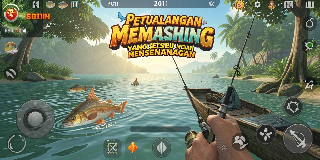 Tangkapan ikan yang menantang dan interaksi sosial yang seru.
