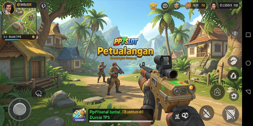 Tampilan gameplay <strong>PP7SLOT</strong> yang mendebarkan dengan lingkungan interaktif.