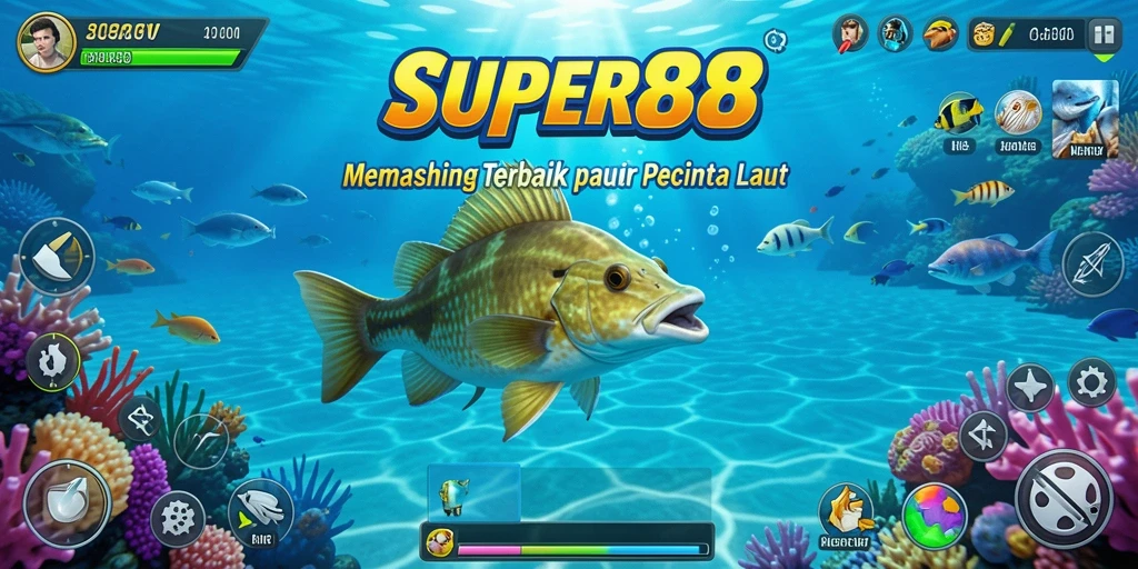 Tampilan bermain SUPER88 yang menyajikan aksi memancing seru dan menantang.
